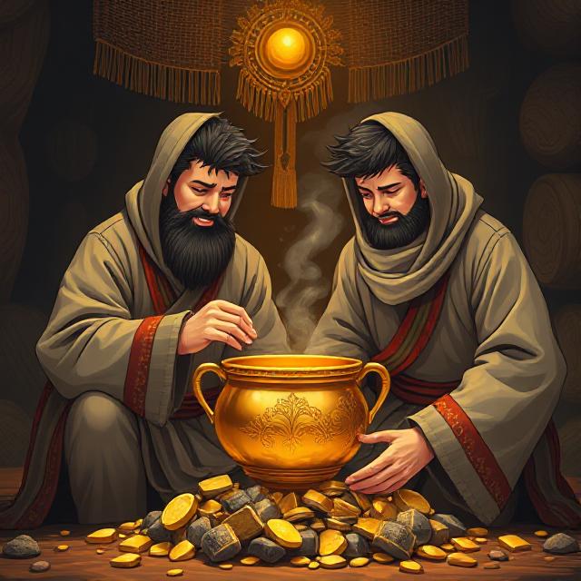 ညီအစ်ကိုနှစ်ယောက်နှင့်ရွှေအိုး